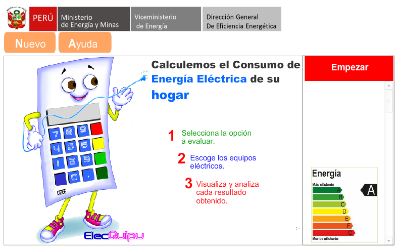 E-QUIPU, La Calculadora De Consumo De Energía Eléctrica Para El Hogar ...